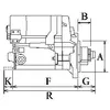 HC-Cargo 111475 Starter Anlasser 0,8kW für SUZUKI Samurai Produktbild-Vorschau 3