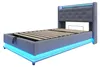 Bed met gestoffeerde zijkanten, 90x200 cm, met Productafbeelding-voorbeeld 17