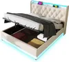okwish Lit boxspring / tapissier 180x200 cm, tête de lit Voir les images du produit 11