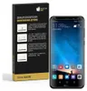 A product package for screen protectors next to a smartphone. Produktbild-Vorschau