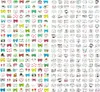 Oblique Unique 6 Bögen Drawing Sticker gezeichnete Produktbild-Vorschau 3