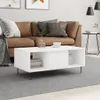 Couchtisch Weiß 90x50x36,5 cm Holzwerkstoff Produktbild-Vorschau 2
