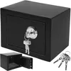 Kluis met mechanisch slot, 23x17x17 cm, zwart Productafbeelding-voorbeeld 19