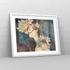 Gerahmtes Poster - Weißer Rahmen - Surreal Frau Blumen - Produktbild-Vorschau 8