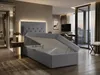 NORDELO Boxspringbett ELEGANTE 100x200 cm Grau Komplett-Set Produktbild-Vorschau 8