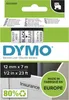 Páska DYMO D1 45010 12mmx7,0m černá->transp. Náhled obrázku produktu 5