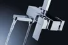 A close-up studio shot of a modern chrome faucet with water flowing from the spout. Náhľad obrázku produktu