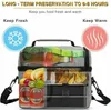 8L Klein Kühltasche Doppeldecker Picknick Camping Lunch Produktbild-Vorschau 5