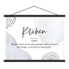 MuchoWow® Textilposter Sprichwörter - Zitate - Küche - Produktbild-Vorschau 1