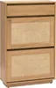 Miliboo - Schuhschrank mit heller Eichenholz-Finish und Produktbild-Vorschau 2