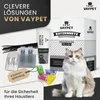 VAYPET Katzennetz für Balkon ohne Bohren 4x3m Tiernetz Produktbild-Vorschau 1