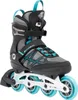 K2 Skates ALEXIS 80 ALU Inline Skates Damen  grau - cyan  Produktbild-Vorschau 1