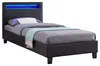 Polsterbett MANDALAY mit LED Beleuchtung Einzelbett Produktbild-Vorschau 7