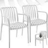 tectake® Gartenstühle Alcudia, wetterfest, stapelbar Produktbild-Vorschau 9