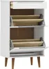 vidaXL Skriňa na topánky MOLDE White 59,5x35x103 cm Masívne Náhľad obrázku produktu 5