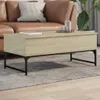 The Living Store Couchtisch Sonoma-Eiche 100x50x40 cm Produktbild-Vorschau 2