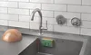 METALTEX držiak na hubky INOX čierny samolepiaci / držiak Náhľad obrázku produktu 7
