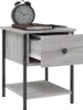 vidaXL Tables de nuit 2 pcs. Gris Sonoma 34x35,5x45 cm Bois Voir les images du produit 5