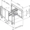 TV Wandhalterung mit Arm Titan BFMO 8060 85" 45 Kg 90º Produktbild-Vorschau 3