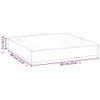 Palettenkissen Schwarz 60x60x6 cm Oxford-Gewebe Produktbild-Vorschau 7