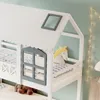 MODFU Etagenbett Kinderbett 90x200cm mit Dach und Fenster, Produktbild-Vorschau 7