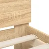 Bettgestell mit Kopfteil Sonoma-Eiche 140x200 cm Produktbild-Vorschau 7