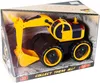 MalPlay Bagger Baufahrzeug | Schaufelbagger mit Licht & Produktbild-Vorschau 5