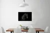 MuchoWow® Poster Pferd - Tier - Schwarz 90x60 cm - Produktbild-Vorschau 2