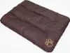 A brown dog mat with a paw print logo. Náhľad obrázku produktu