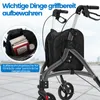 COSTWAY Rollator stretto per appartamenti, triciclo Anteprima dell’immagine prodotto 7