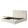 Lit hydraulique rembourré 180x200 cm avec sommier à lattes, Voir les images du produit 10