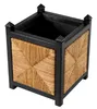 Casa Padrino Luxus Blumentopf Naturfarben / Schwarz H. 80 Produktbild-Vorschau 2