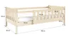 Masseno Kinderbett ELSA 80x160 cm mit Rausfallschutz, Produktbild-Vorschau 3