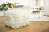 Pouf Bohist 400 Creme / Khaki 50cm x 50cm Produktbild-Vorschau 3