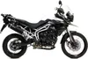 Marmitta slip-on LeoVince 14006 nero omologata per TRIUMPH Anteprima dell’immagine prodotto 2