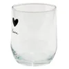 Clayre & Eef Wasserglas 300 ml Glas Herz Produktbild-Vorschau 2