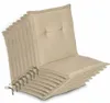 Beautissu Set da 8 sedie da giardino con schienale basso Anteprima dell’immagine prodotto 1
