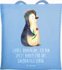 Mr. & Mrs. Panda Uni Tasche Pinguin Blumen - Sky Blue - Produktbild-Vorschau 1