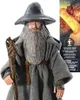 A collectible figure of Gandalf the Grey from Lord of the Rings, holding a staff. Produktbild-Vorschau
