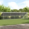 vidaXL Klec pro slepice, 4 ks, stříbrná, 800 x 200 x 200 Náhled obrázku produktu 2