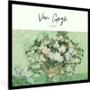 MuchoWow® Gerahmtes Poster Van Gogh - Kunst - Rosen 40x40 Produktbild-Vorschau 1