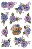 HERMA Sticker DECOR "Stiefmütterchenköpfe" 3 Blatt à 10 Produktbild-Vorschau 2
