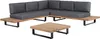BELIANI Lounge Set Hellbraunes Akazienholz 5-Sitzer mit Produktbild-Vorschau 6