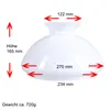 Petroleumglas Ø 234mm Lampenglas Weiß glänzend Vestaschirm Produktbild-Vorschau 2