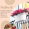 2er Set Blumenkasten Balkongeländer Beidseitig Balkon Produktbild-Vorschau 3