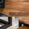 cagü: Design 2er Set Couchtische [MAILAND] Sheesham mit Produktbild-Vorschau 5