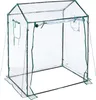 Serra in plastica Relaxdays, telo in PVC, porta e finestra Anteprima dell’immagine prodotto 1