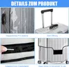 3 Stück Transparente PVC Kofferhülle – Wasserdicht, Produktbild-Vorschau 3