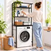 Półka Relaxdays do pralki, 3 przegródki, półka nad pralką, Podgląd zdjęcia produktu 3
