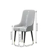 A diagram showing the dimensions of a chair. Voir les images du produit